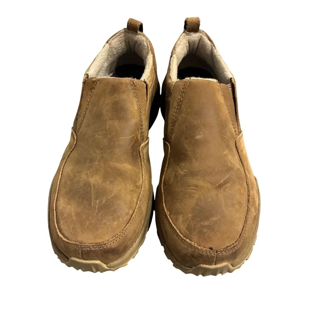 Merrell Coldpack Ice+ Moc Waterproof Brown Leather Winter Shoes J05118 Womens 7